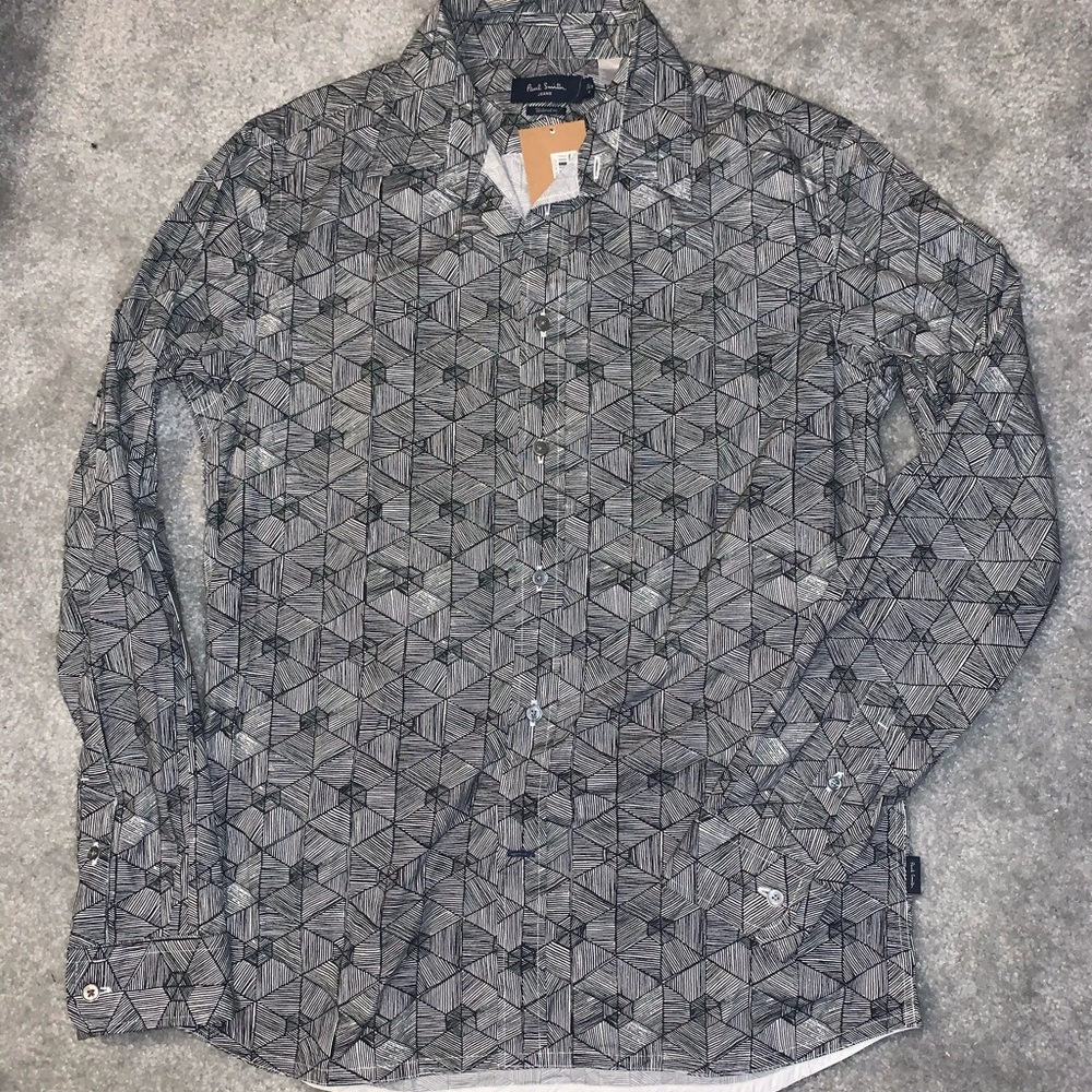 Paul Smith Jeans Geometric Dress Shirt